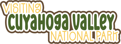 Visiting Cuyahoga Valley National Park - Scrapbook Page Title Die Cut