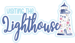 Visiting the Lighthouse - Scrapbook Page Title Sticker
