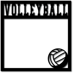 Volleyball - Digital Cut File - SVG - INSTANT DOWNLOAD