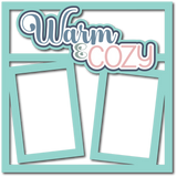 Warm & Cozy - Scrapbook Page Layered Overlay Kit