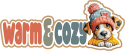 Warm & Cozy - Scrapbook Page Title Die Cut