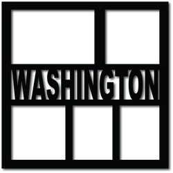 Washington - 5 Frames - Digital Cut File - SVG - INSTANT DOWNLOAD