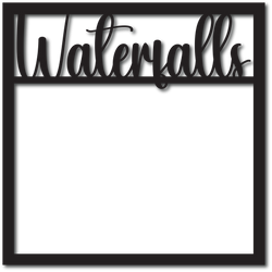 Waterfalls - Digital Cut File - SVG - INSTANT DOWNLOAD