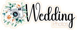 Wedding Photos - Scrapbook Page Title Die Cut
