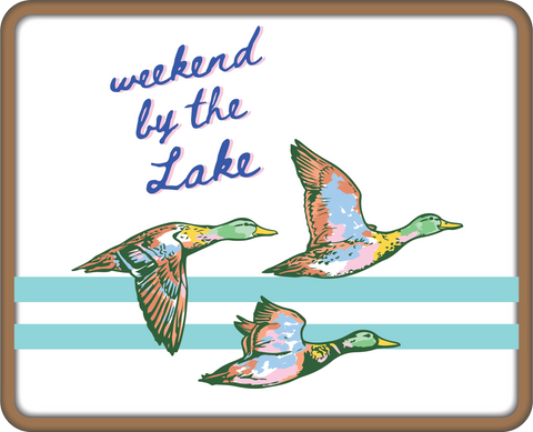 Weekend by the Lake - Scrapbook Page Title Die Cut