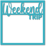 Weekend Trip - Scrapbook Page Overlay - Choose a Color