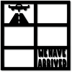 We Have Arrived - 6 Frames - Digital Cut File - SVG - INSTANT DOWNLOAD