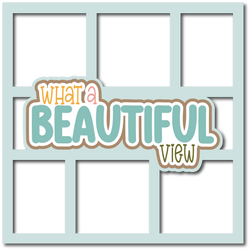 What a Beautiful View - 6 Frames - Scrapbook Page Layered Overlay Kit