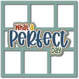 What a Perfect Day - 6 Frames - Scrapbook Page Layered Overlay Kit