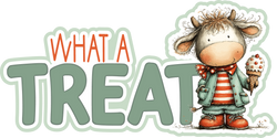What a Treat - Scrapbook Page Title Sticker