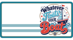 Whatever Floats Your Boat - Scrapbook Page Title Die Cut