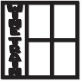 Wine Train - 4 Frames - Digital Cut File - SVG - INSTANT DOWNLOAD