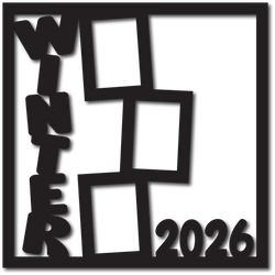 Winter 2026 - 3 Frames - Scrapbook Page Overlay
