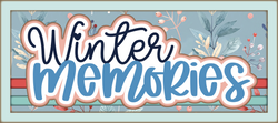 Winter Memories - Scrapbook Page Title Sticker