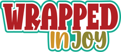 Wrapped in Joy - Scrapbook Page Title Sticker