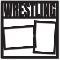 Wrestling - 2 Frames - Digital Cut File - SVG - INSTANT DOWNLOAD