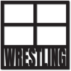 Wrestling - 4 Frames - Digital Cut File - SVG - INSTANT DOWNLOAD