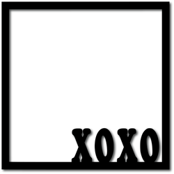 XOXO - Digital Cut File - SVG - INSTANT DOWNLOAD