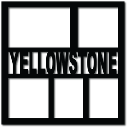 Yellowstone - 5 Frames - Digital Cut File - SVG - INSTANT DOWNLOAD