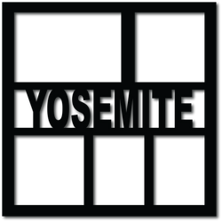 Yosemite - 5 Frames - Digital Cut File - SVG - INSTANT DOWNLOAD