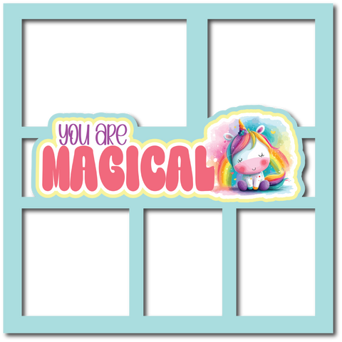 You are Magical - Scrapbook Page Layered Overlay Kit