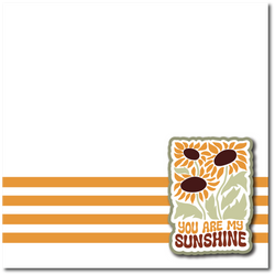 You Are My Sunshine - Printed Premade Scrapbook Page 12x12 Layout