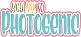 You are so Photogenic - 3 Frames - Scrapbook Page Layered Overlay Kit