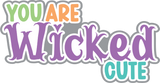 You are Wicked Cute - Scrapbook Page Layered Overlay Kit