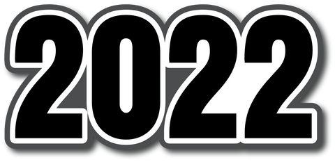 2022- Scrapbook Page Title Sticker