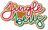 Jingle Bells - Scrapbook Page Title Sticker