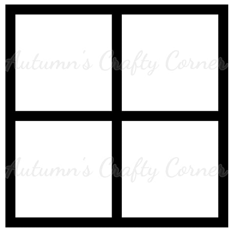 Squares Frames - Scrapbook Page Overlay