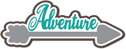 Adventure - Scrapbook Page Title Sticker