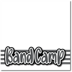 Band Camp - Printed Premade Scrapbook Page 12x12 Layout