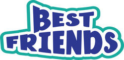 Best Friends - Scrapbook Page Title Sticker