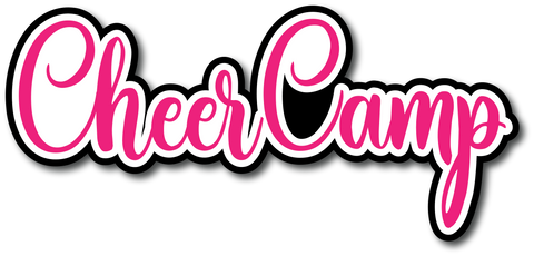 Cheer Camp - Scrapbook Page Title Sticker