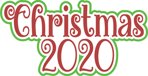 Christmas 2020 - Scrapbook Page Title Sticker