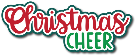 Christmas Cheer - Scrapbook Page Title Sticker