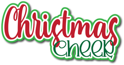 Christmas Cheer - Scrapbook Page Title Sticker