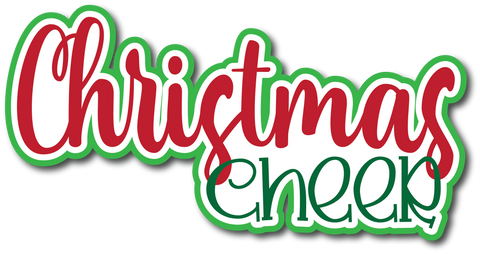 Christmas Cheer - Scrapbook Page Title Sticker