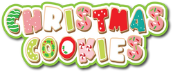 Christmas Cookies - Scrapbook Page Title Sticker