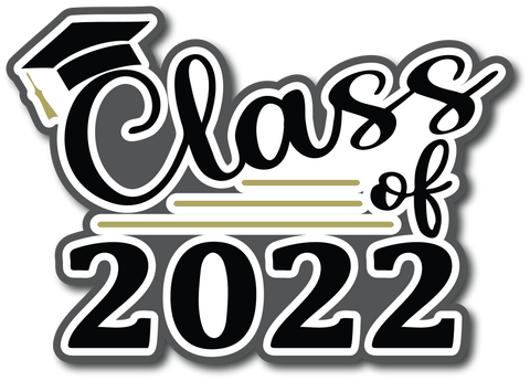 Scrapbook Customs | Graduation Stars | Class of 2022 Scrapbook Sticker