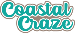 Coastal Craze - Scrapbook Page Title Sticker