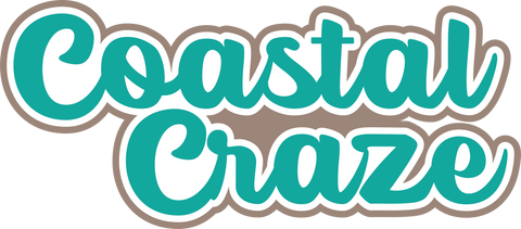 Coastal Craze - Scrapbook Page Title Sticker