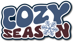 Cozy Season - Scrapbook Page Title Sticker