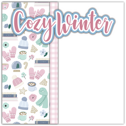 Cozy Winter - Printed Premade Scrapbook Page 12x12 Layout
