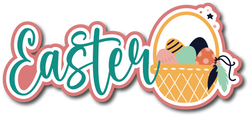 Easter - Scrapbook Page Title Sticker