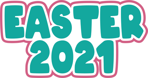 Easter 2021 - Scrapbook Page Title Sticker