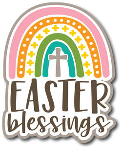Easter Blesings - Scrapbook Page Title Sticker