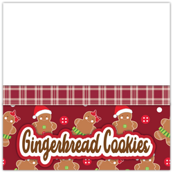Gingerbread Cookies - Printed Premade Scrapbook Page 12x12 Layout