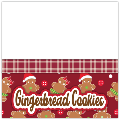 Gingerbread Cookies - Printed Premade Scrapbook Page 12x12 Layout